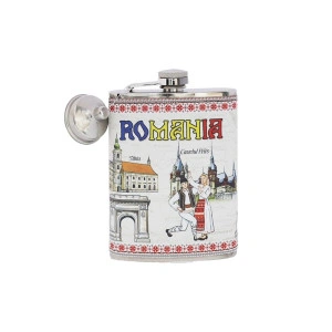 Sticla Whisky Romania 9X9.5cm