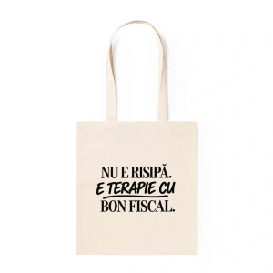 Tote Bag Personalizat Terapie cu Bon Fiscal