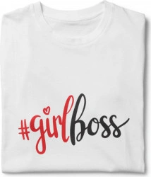 Tricou unisex personalizat Girl Boss
