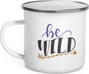 Cana metalica emailata personalizata Be wild - Img 3