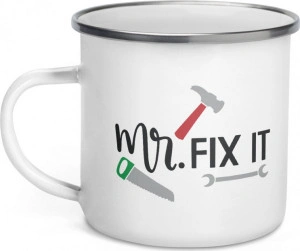 Cana metalica emailata personalizata Mr fix it - Img 3