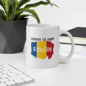 Cană personalizată Mandru ca sunt roman 1