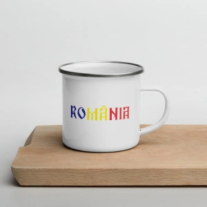 Cană personalizată metalică emailată Romania - Img 2