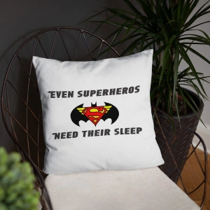 Perna personalizata Even superheros need their sleep - Img 2