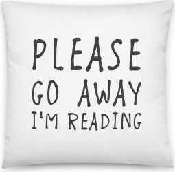 Perna personalizata Please go away I m reading