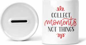 Pusculita personalizata Collect moments not things