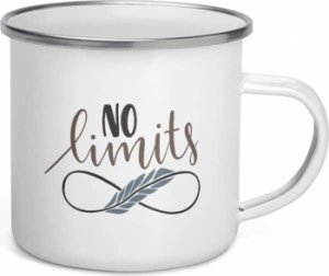 Cana metalica emailata personalizata No limits