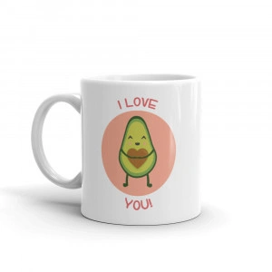 Cana personalizata I love you avocado - Img 2