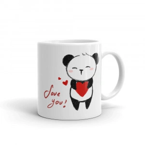 Cana personalizata Love you Panda - Img 2