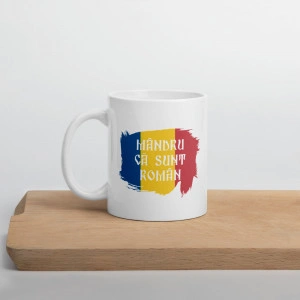Cană personalizată Mandru ca sunt roman 2
