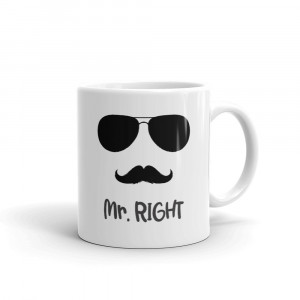 Set 2 cani personalizate Mr Right and Mrs Always Right 3 - Img 2