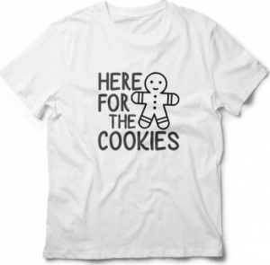 Tricou unisex personalizat Here for the cookies