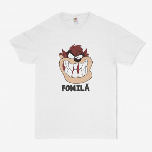 Tricou unisex personalizat Taz Diavolul Tasmanian Fomila