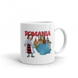Cană personalizată Romania - elemente traditionale - Img 2