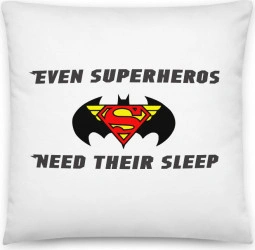 Perna personalizata Even superheros need their sleep