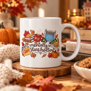 Cana personalizata Gilmore Girls Mentally in Stars Hollow - Img 2