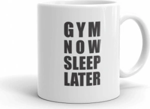 Cana personalizata Gym now Sleep later