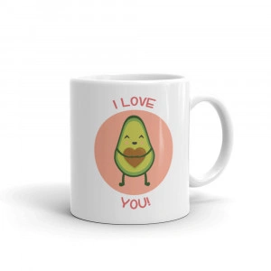 Cana personalizata I love you avocado - Img 4