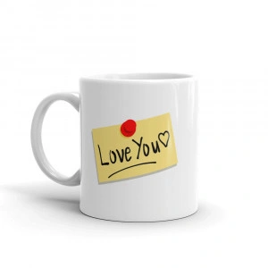 Cana personalizata I love you post it - Img 2