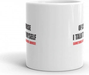 Cana personalizata I talk to myself - Img 2