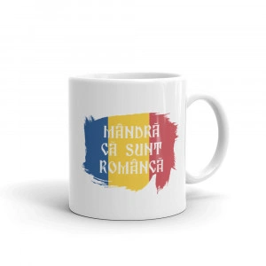 Cană personalizată Mandra ca sunt romanca 2 - Img 2