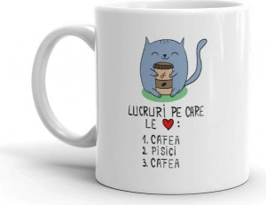 Cana personalizata Pisici si cafea - Img 3