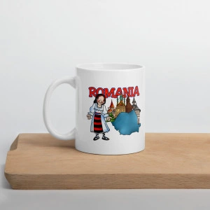 Cană personalizată Romania - elemente traditionale - Img 3