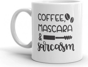Cana personalizata Coffee Mascara and Sarcasm - Img 2