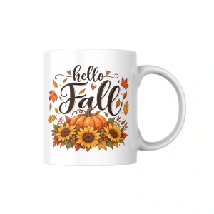 Cana personalizata Hello Fall
