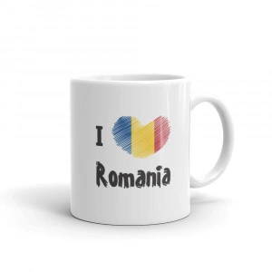 Cană personalizată I love Romania - Img 2