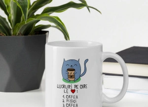 Cana personalizata Pisici si cafea - Img 4