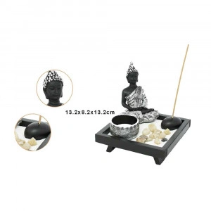 Decoratiune Suport Betisoare Aromaterapie Buddha - Img 2