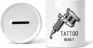 Pusculita personalizata Tattoo Money