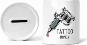 Pusculita personalizata Tattoo Money