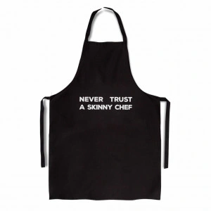Sort de bucatarie personalizat Never trust a skinny chef - Img 2