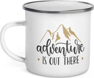 Cana metalica emailata personalizata Adventure Is Out There 2 - Img 3