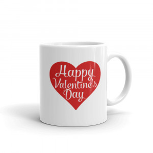 Cana personalizata Happy Valentine s Day inima - Img 4