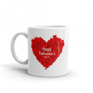 Cana personalizata Happy Valentine s Day inimi - Img 2