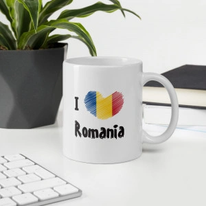 Cană personalizată I love Romania - Img 3