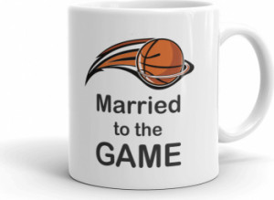 Cana personalizata Married to the game Basket