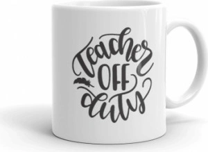 Cana personalizata Teacher off duty