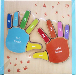 Joc Puzzle Lemn Montessori Palme 3D