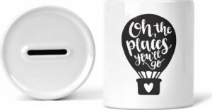 Pusculita personalizata Oh the places youll go