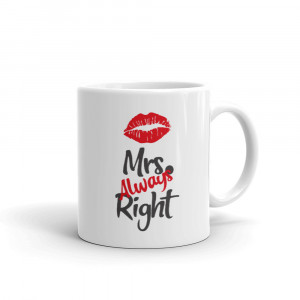 Set 2 cani personalizate Mr Right and Mrs Always Right - Img 2