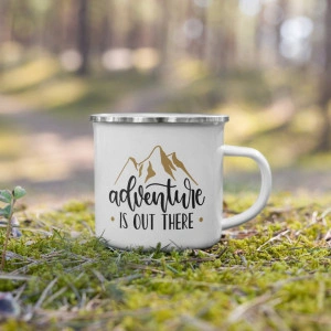 Cana metalica emailata personalizata Adventure Is Out There 2 - Img 4