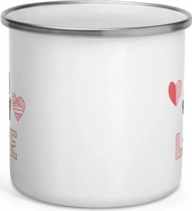Cana metalica emailata personalizata Cactus Love - Img 2