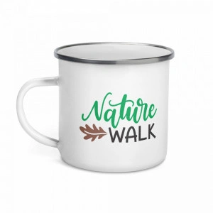 Cana metalica emailata personalizata Nature Walk - Img 3