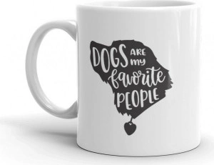 Cana personalizata Dogs Are My Favorite People - Img 2