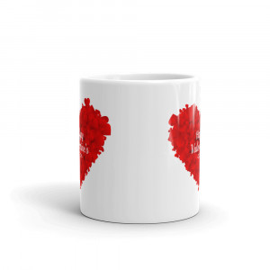 Cana personalizata Happy Valentine s Day inimi - Img 3