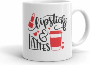 Cana personalizata Lipsticks and Lattes